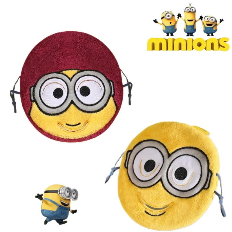 미니언즈 만화 캐릭터 주변 만화 귀여운 얼굴 수건 얼굴 마스크, 두꺼운 얼굴 스팀 뜨거운 압축 수건 선물, 신제품