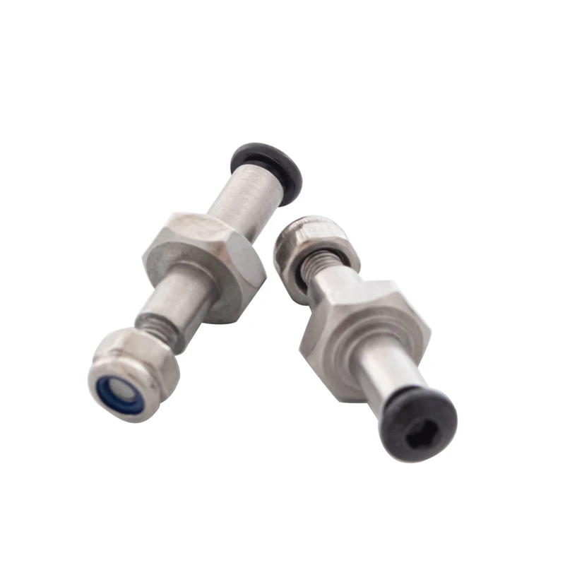 2Pcs Stainless Steel Metal Front Axle Cup Wheel Axle Cup For Losi 1/18 Mini-T 2.0 2WD Stadium RC Truck Car Upgrade Parts image 4