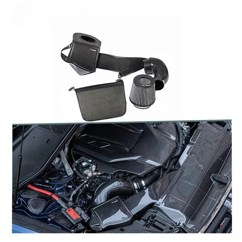 

Neat and Clear Surface Texture 100% Dry Carbon Fiber Cold Air Intake System for A6 A7 C8 3.0T