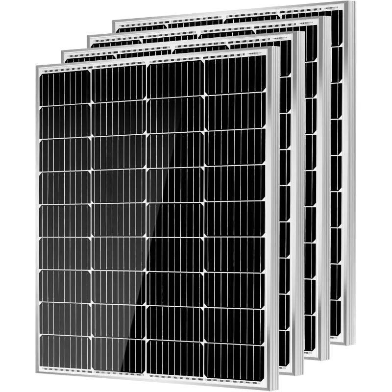 400 Watt 12V Monocrystalline Solar Panel High Efficiency Module PV Power for Battery Charging Boat, Caravan and Other Off