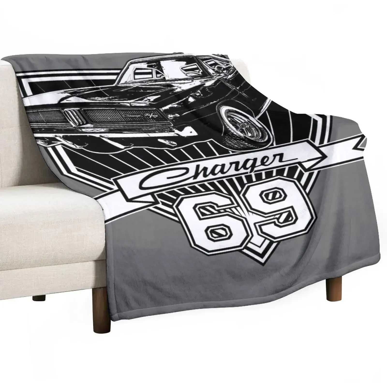 1969 Charger Throw Blanket Luxury Designer For Sofa Thin Blankets