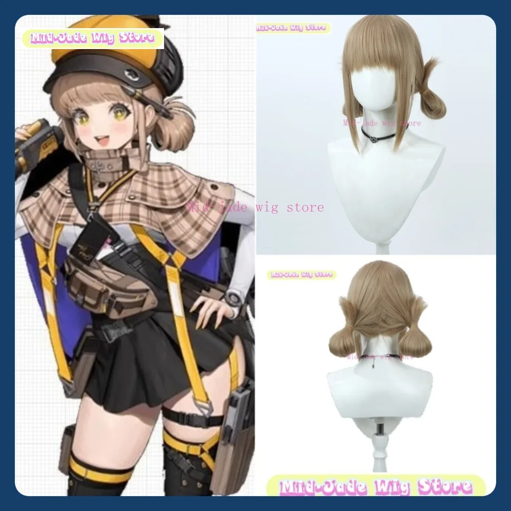

Mid-jade Wig Store NIKKE Novel Cosplay Wig Anime Game Role-playing Synthetic Hair Halloween Party Costumes Props