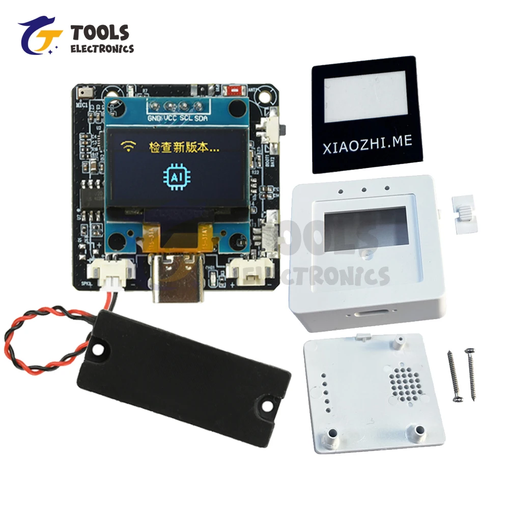 ESP32-C3 Xiaozhi AI وحدة الحوار الصوتي 0.96 بوصة OLED الحوار الصوتي الذكي لوحة دارات مطبوعة الانتهاء