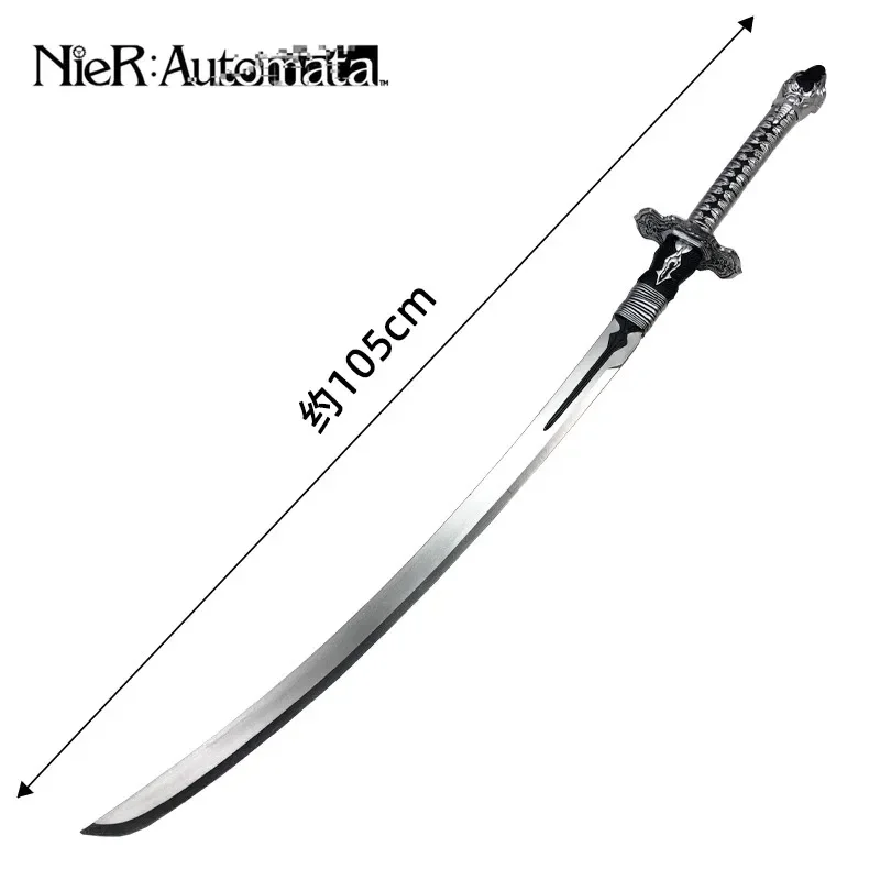 105cm NieR:Automata Sword YoRHa No. 2 Type B Sword White Contract Cosplay Safety PU 1:1 Model Weapon Sword Big