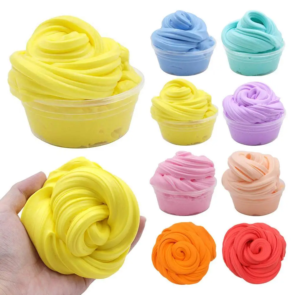 DIY Slime Supplies Fruit Slime Aromatherapy Pressure oft Clay Plasticine Charms Accessories Cloud Mud Fluffy Slime Toy