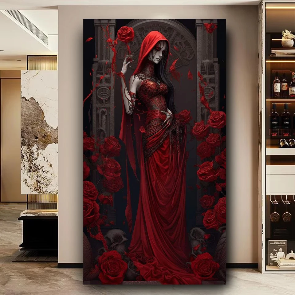 Amazing Gothic Blood Rose Woma - Resin Art Rose ulasan dan harga