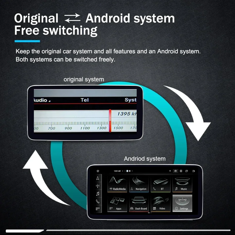 2DIN Wireless Carplay Android 15 Auto-Autoradio-Stereoanlage für Audi A3 2014-2020 Bluetooth 12,5'-Bildschirm Multimedia-Player Navigation – Detail 11