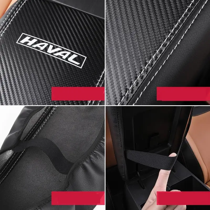 FOR HAVAL JOLOIN 2021 2022 central armrest box cover four seasons interior leather cover protective anti-scratch