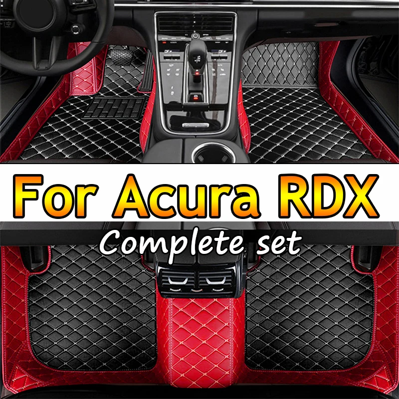 

Car Mats For Acura RDX TC1 2 MK3 2019~2022 2020 2021 Durable Rugs Set Carpet Leather Floor Mat Waterproof Pad Car Accessories