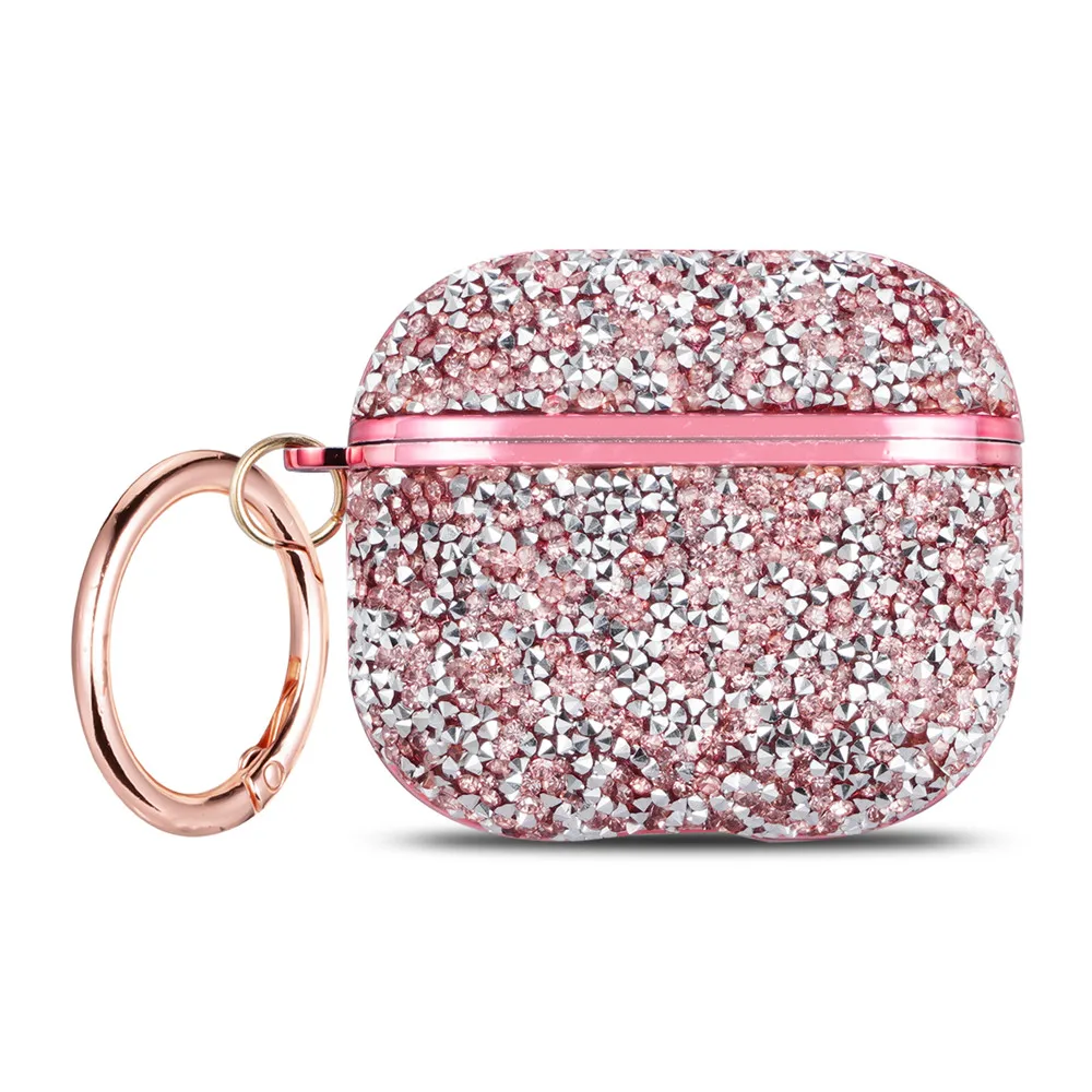 Luxury Bling หูฟังไร้สายบลูทูธสําหรับ Apple AirPods Pro 4 AirPods Pro AirPods 1 2 3 Pro2 Capa Airpods3 กรณี