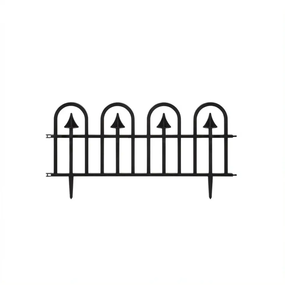 Interlocking Plastic Garden Fence Lawn Edging Border Decorative Outdoor Landscape Panel Yard Pathway Protection Fencing
