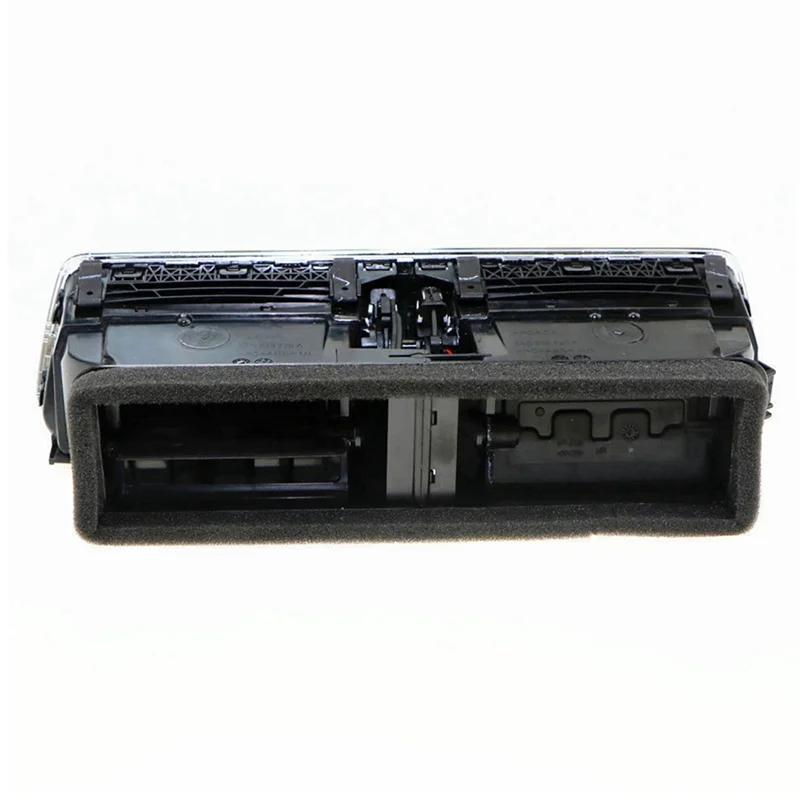 

LHD Car Chrome Black Central Dashboard Air Out Vents For VW Passat B6 B7 CC Spare Parts Accessories 3AD819728A