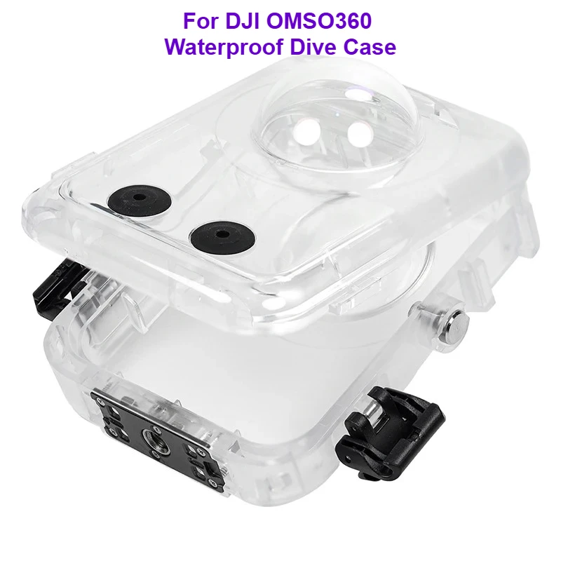 

Водонепроницаемый чехол для дайвинга DJI OMSO360, быстросъемный противотуманный корпус для подводной съемки 40 м, видеосъемка