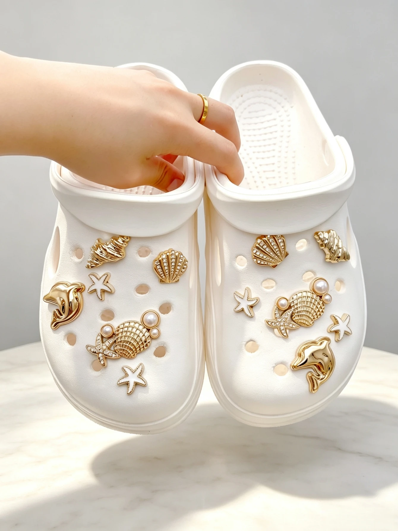 12-piece shoe decoration DIY casual shoe decoration - An interesting and versatile way to personalize your footwear
