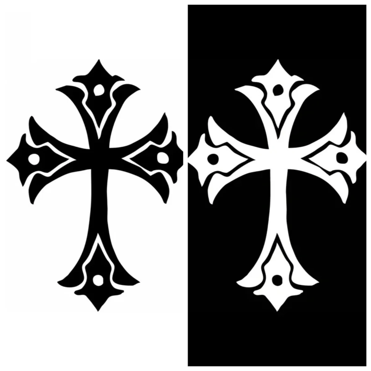 

Custom Cartoon Stickers The Holy Cross Jesus Vinyl Decal for Car Motorcycle