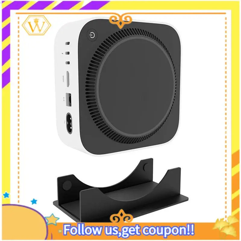 A01K-For Mac Mini /Pro Stand With Soft Padding Vertical Desktop Mount, Improved Heat Management, Dissipation Easy Port Access