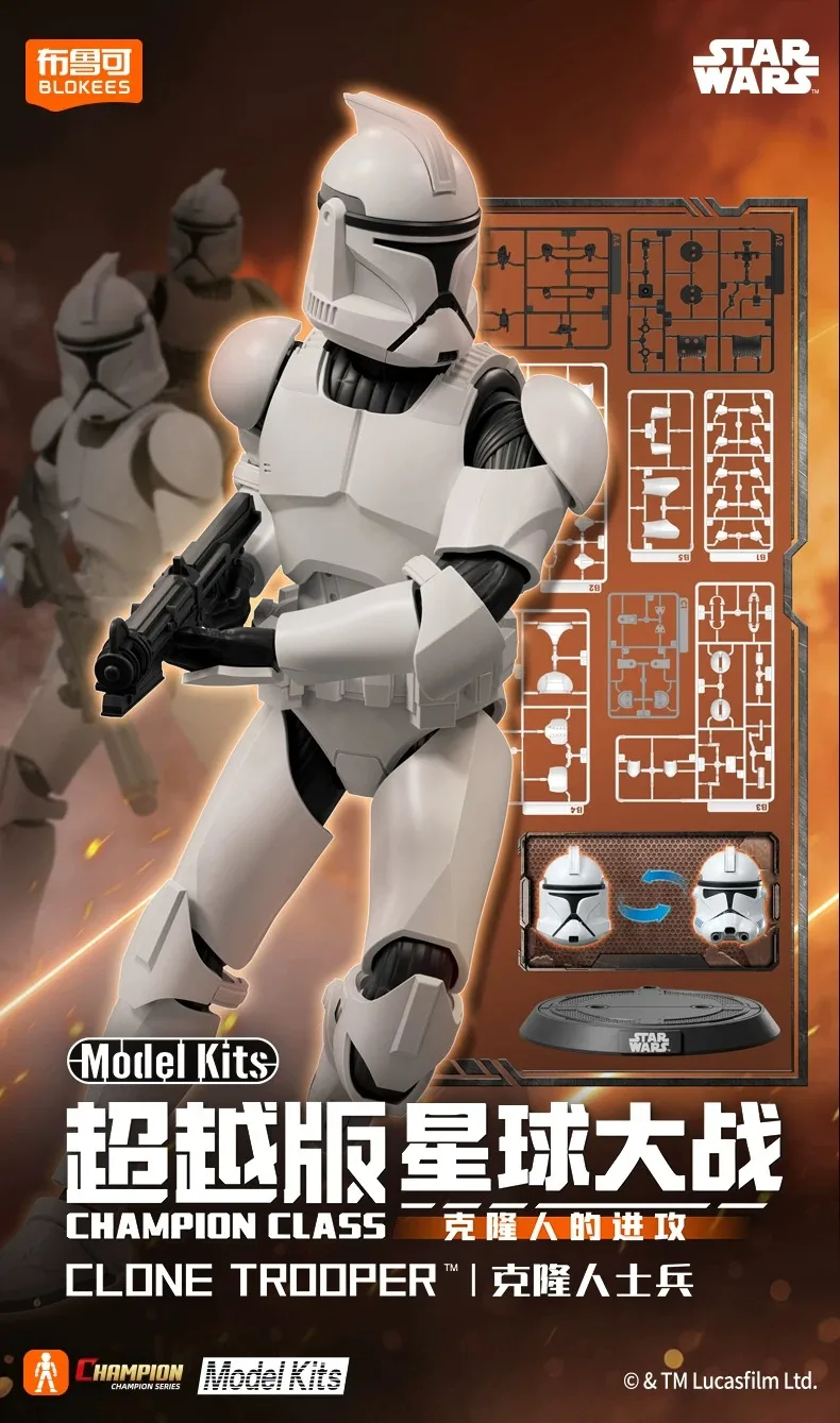 BLOKEES Neue Star Wars Bausatz-Figuren Beyond Edition Klon-Kommandant Cody Obi Wan Kenobi Montagemodell Ornament Spielzeug Geschenk – Detail 31