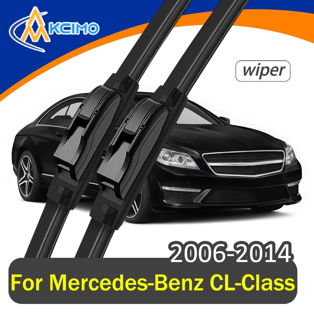 

2-Pack Front Windscreen Wipers Blades Set For Mercedes-Benz CL-Class C216 2006-2014 Direct Replacement Windshield Wipers