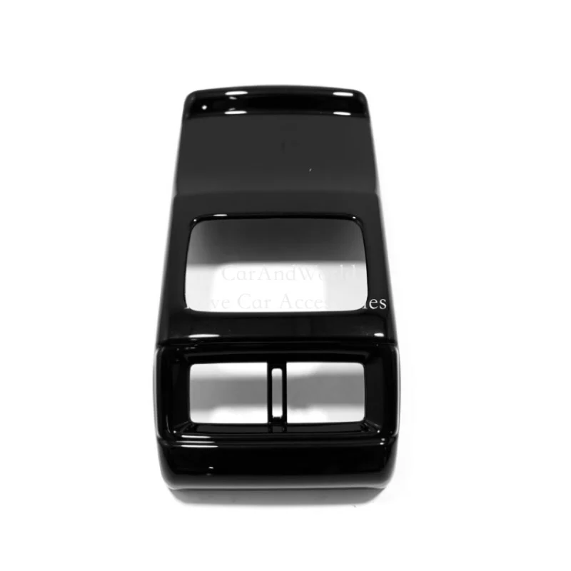 ABS ألياف الكربون الصف الخلفي تكييف الهواء منفذ تنفيس USB غطاء إطاري مقبلات الزخارف اكسسوارات السيارات لهوندا CRV CR-V 2022-2025