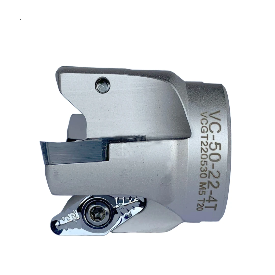 OYYU سبائك الألومنيوم محور عجلات VC22-50-22-3T VC22-50-22-4T VC22-63-22-4T VC22-80-27-4T VC22 50 63 80 100 قاطعة المطحنة قضيب الرأس