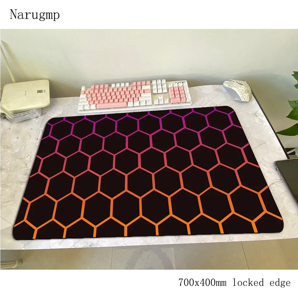 Hexagon Abstract mats 700x400x4mm Professional gaming mouse pad keyboard mousepad Domineering notebook accessories padmouse mat