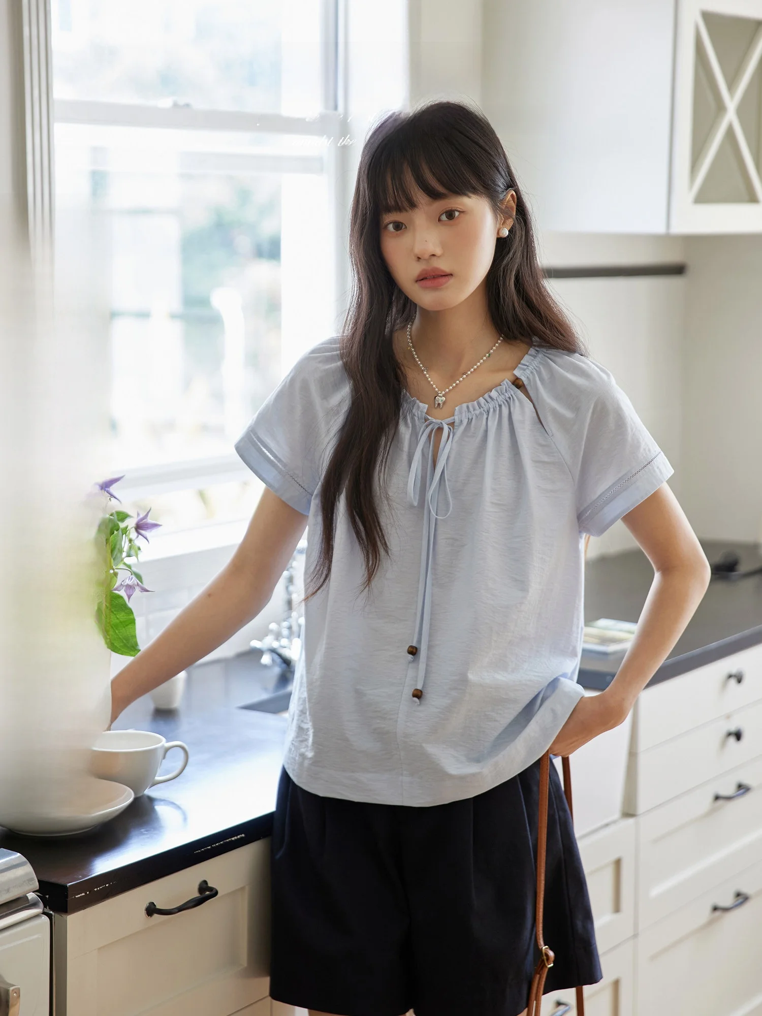 

ORWhite Винтажная женская летняя блузка с вышивкой и бисером, с открытыми плечами, коротким рукавом, V-образным вырезом, свободного кроя, из смесового хлопка