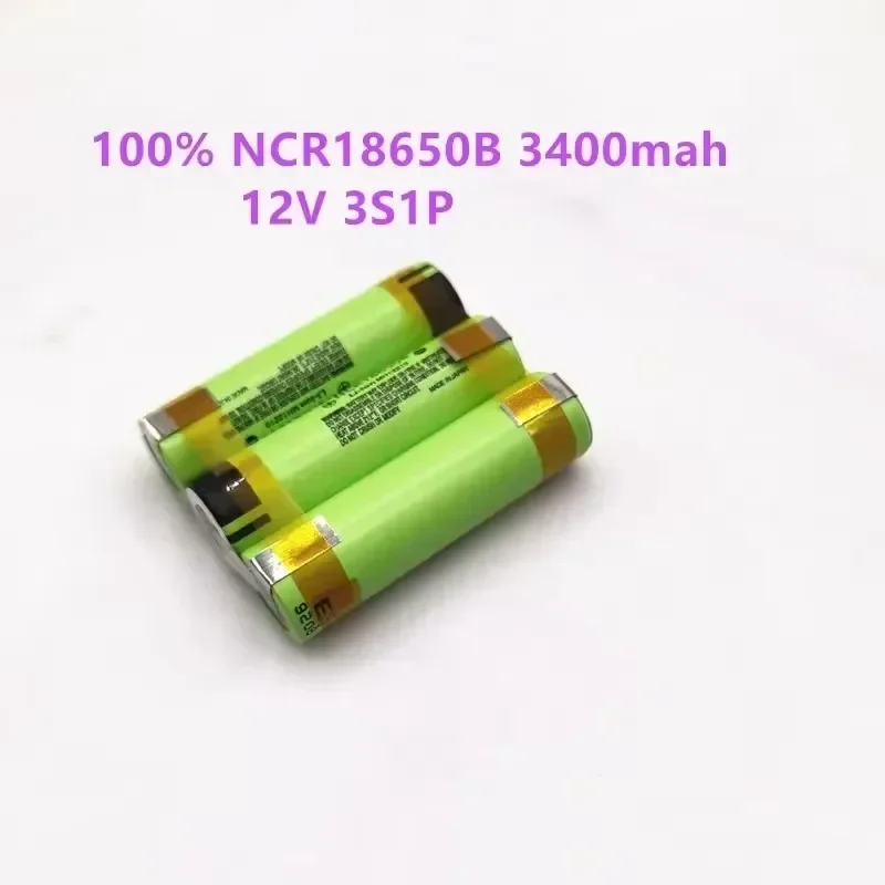 High Performance 18650B 12V 16.8V 21V Rechargeable Battery with 18650 VTC6 3000mAh Screwdriver Welding Soldering 3S 3S2P Pack
