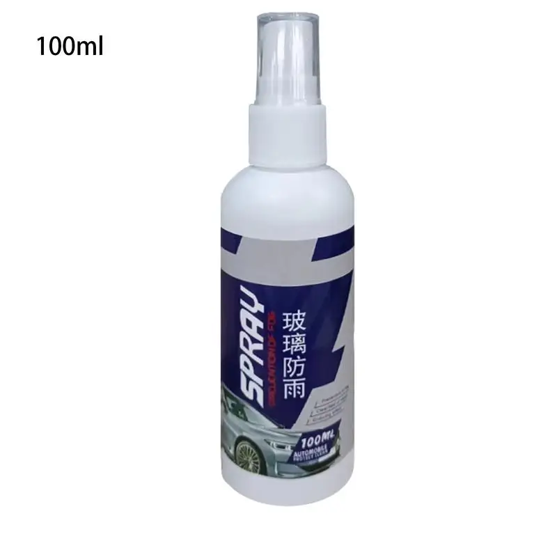 Spray Anti-Pluie pour Voiture, 100ml, Revêtement de Protection, Pare-Brise, Dissolvant pour Vitres Latérales