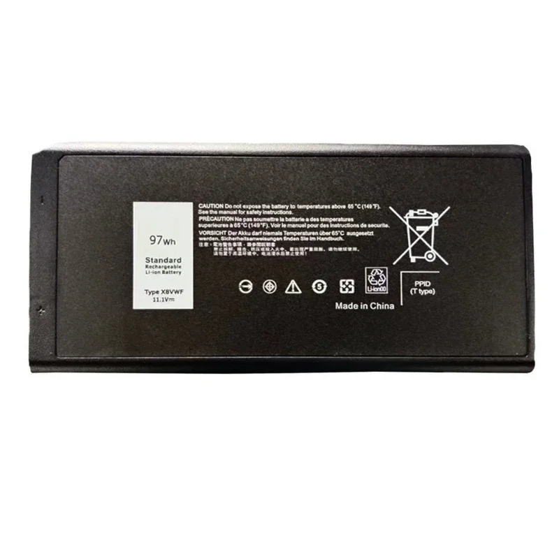 X8VWF 11.1V 97Wh 8550mAh Laptop Battery for Dell Latitude 14 Rugged 5404 5414 E5404 Extreme 7404 7414 E7404 Series 4XKN5 DKNKD
