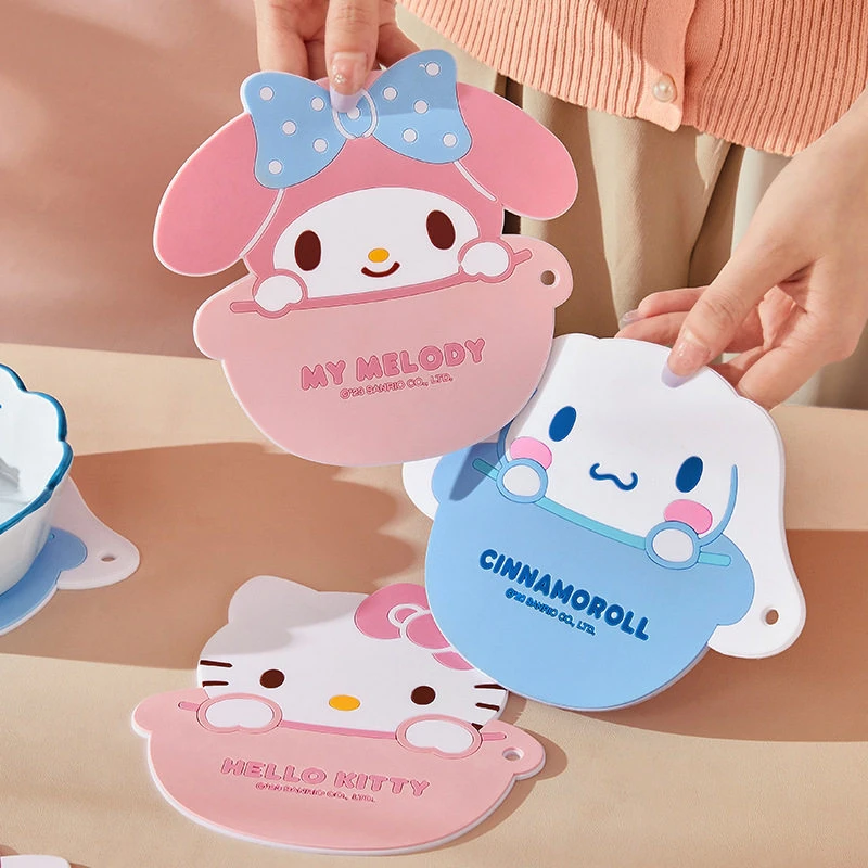 Silicone Heat Resistant Table Mat Non Slip Anti Scald Bowl Cup Coaster Kawaii Cute Dopamine Style Home Kitchen Decor