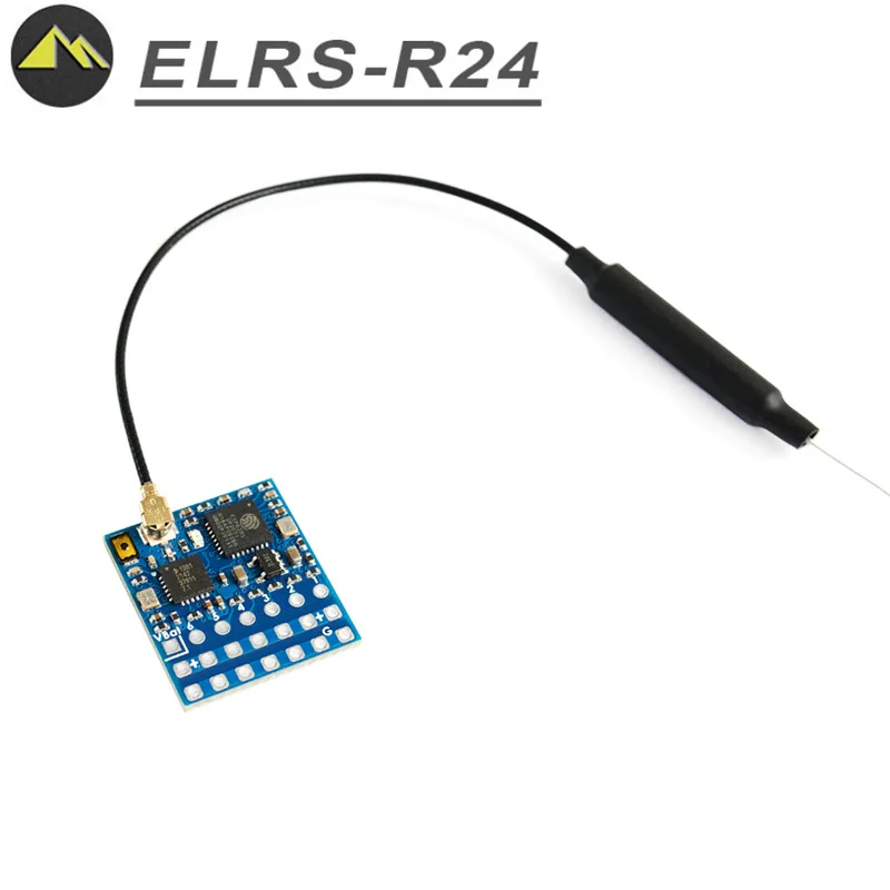 Matek ExpressLRS ELRS ELRS-R24-P6 Receiver 6 x PWM Output 2.4GHz ISM DC4-9V With IPEX MHF-1 Antenna For RC FPV Fixed-wing Drones