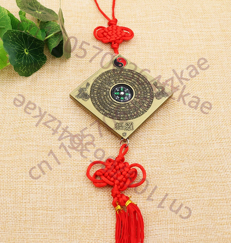 

Компас «Восьмь диаграмм» Кайгуан, 2 дюйма, для декора салона автомобиля, подвеска для украшения дома, маленький компас