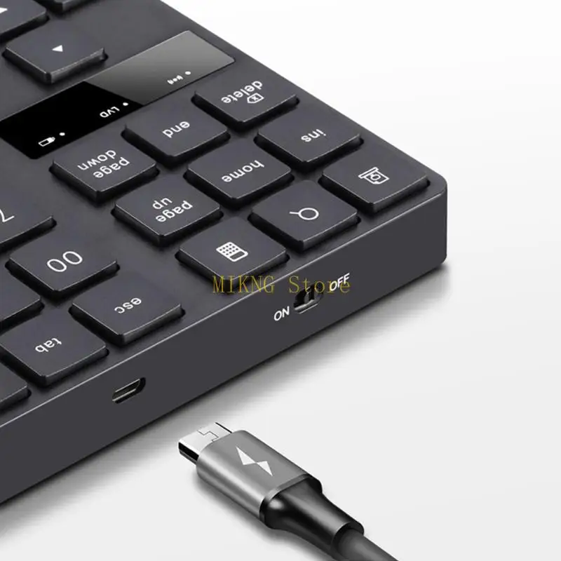 Mini ordenador portátil con teclado numérico 35 para llave, 2,4G, carga USB, portátil, Keyboa, mejor venta