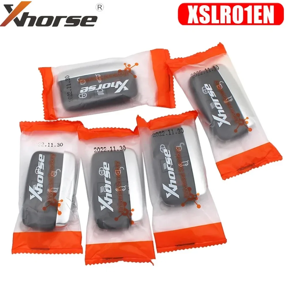 

Xhorse XSLR01EN VVDI Smart Remote Key Universal XM38 for Land Rover 5 Buttons Key English Newly Added 8A 4D Type