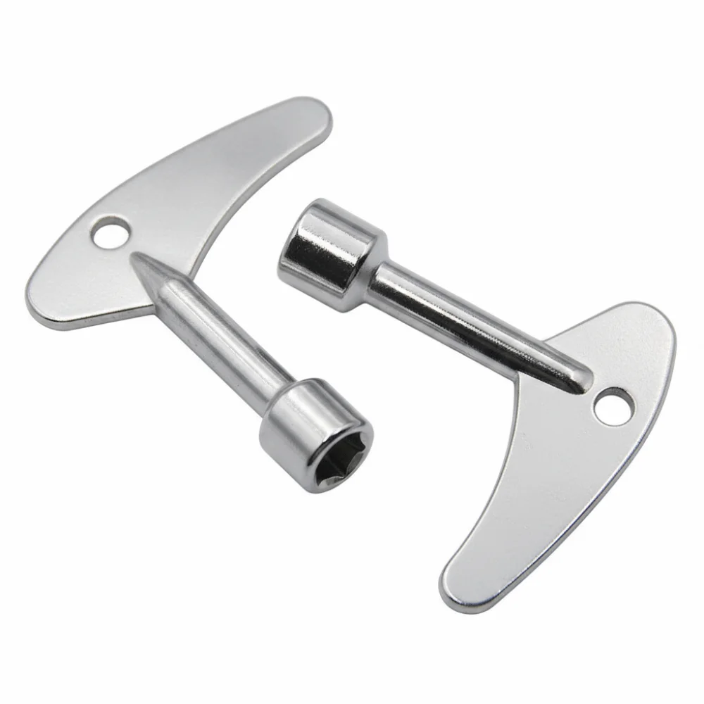 Single Inner Triangle Triangle Key Wrench Household Maintenance Heavy Duty Inner Triangle Key Silver Multi-Functional Wrench