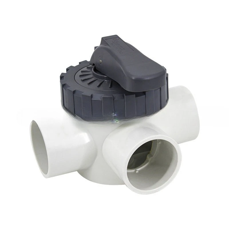 

PVC3 way valve three-way valve swimming pool three-way valve diversion pool PVC diver