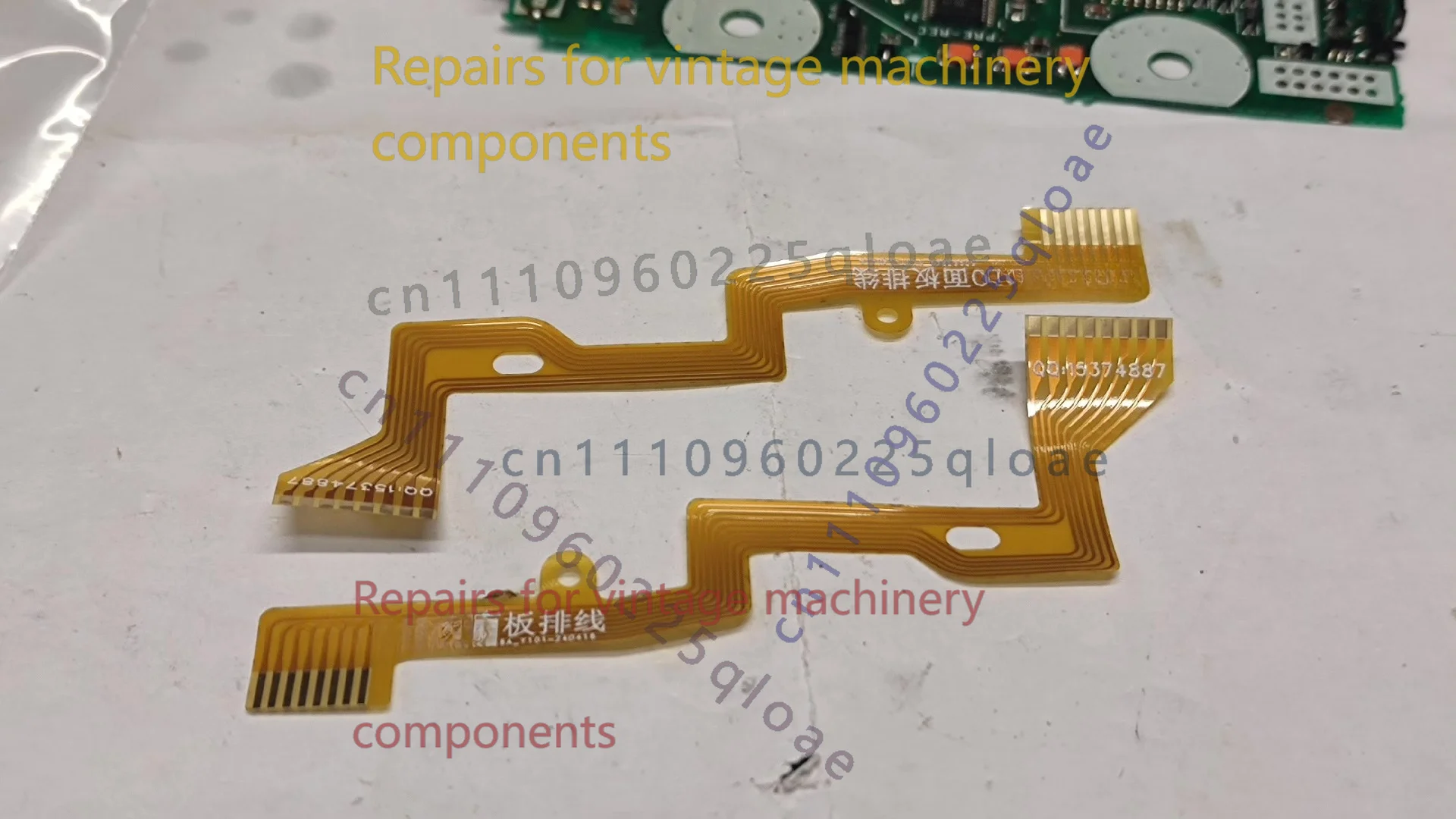 Cable flexible de repuesto para el panel frontal del Walkman Aiwa HS-PX50, para la conexión del botón y la pantalla, piezas de repuesto para reparación.