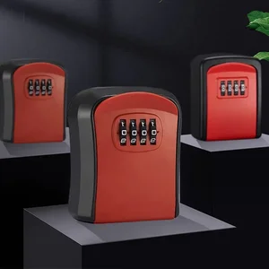 Schlossschlüsselspeicherbox, Wandhalterung, Außen-, Hausschlüssel, sicher mit Kombinationsschloss, 5 Schlüsselkapazität 8 Hauptverkaufsschlüsselhalter mit Passwort - №6