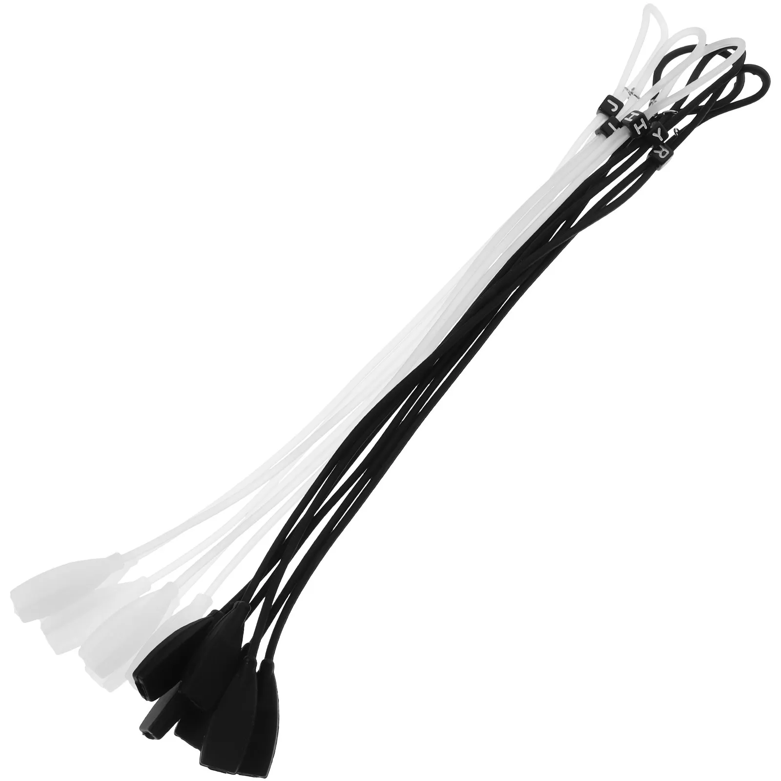 

6Pcs Glasses Strap Silicone Eyeglass Cord Adjustable Non-Slip Floating Retainer for Sports Water Activities Comfortable Portable