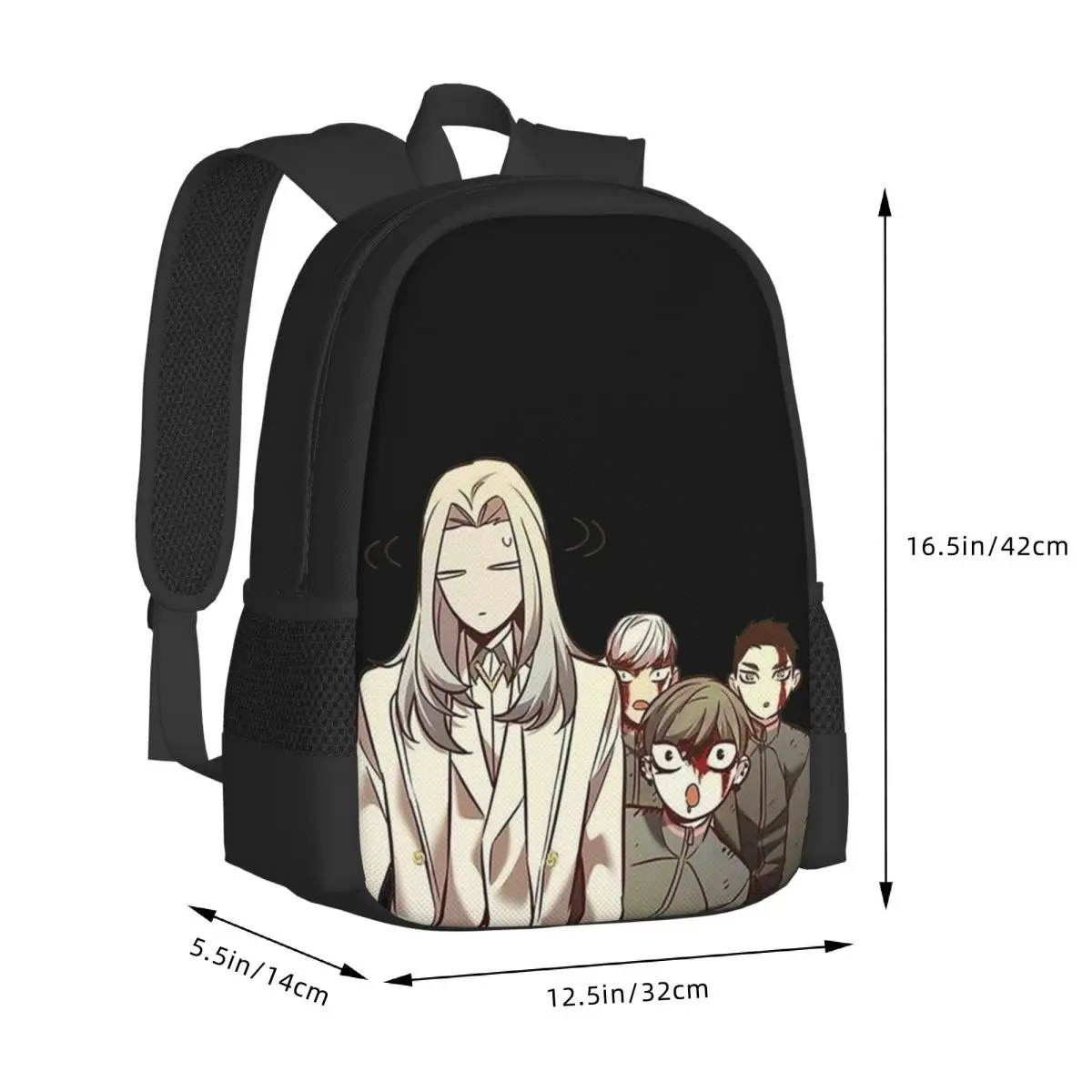 Super Edition Of Eleceed Manhwa Artwork 5 Student Backpack School Bag Hiking Travel Daypack Fashion Bookbag Shoulder Bags