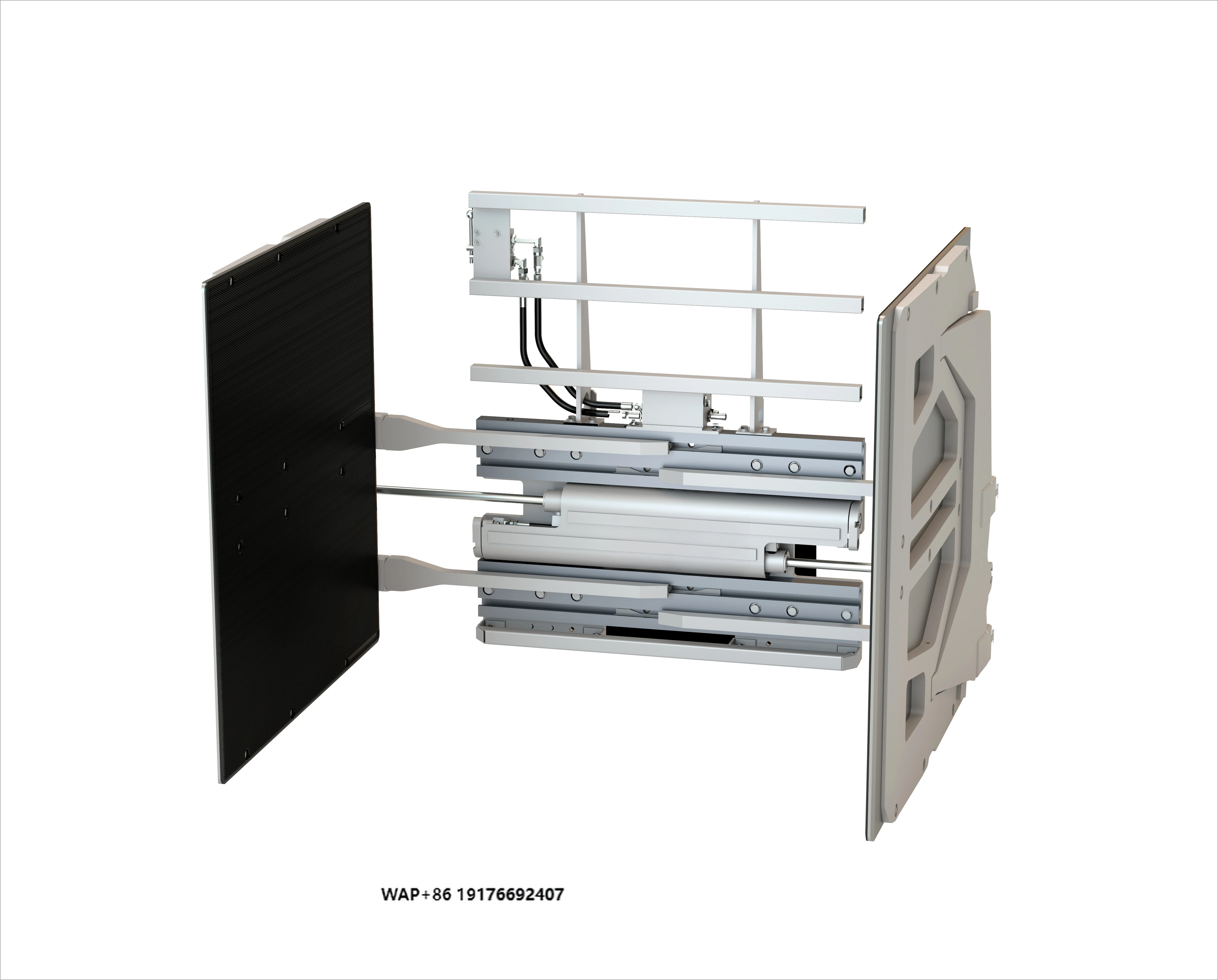 Forklift Parts Attachment White Goods Home Appliance 1-10t Carton Clamps
