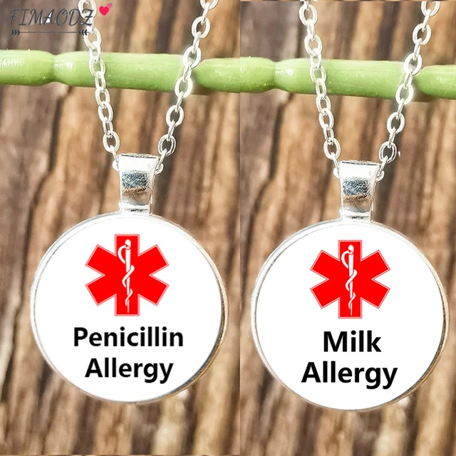 Penicillin allergy necklace deals