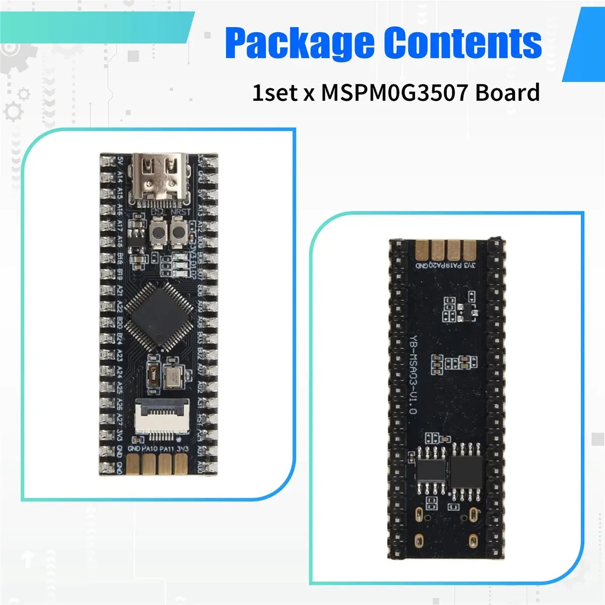 OK MSPM0G3507 Board Embedded System Development Core Module with 128K Flash Memory for Smart Electronic Robot Car