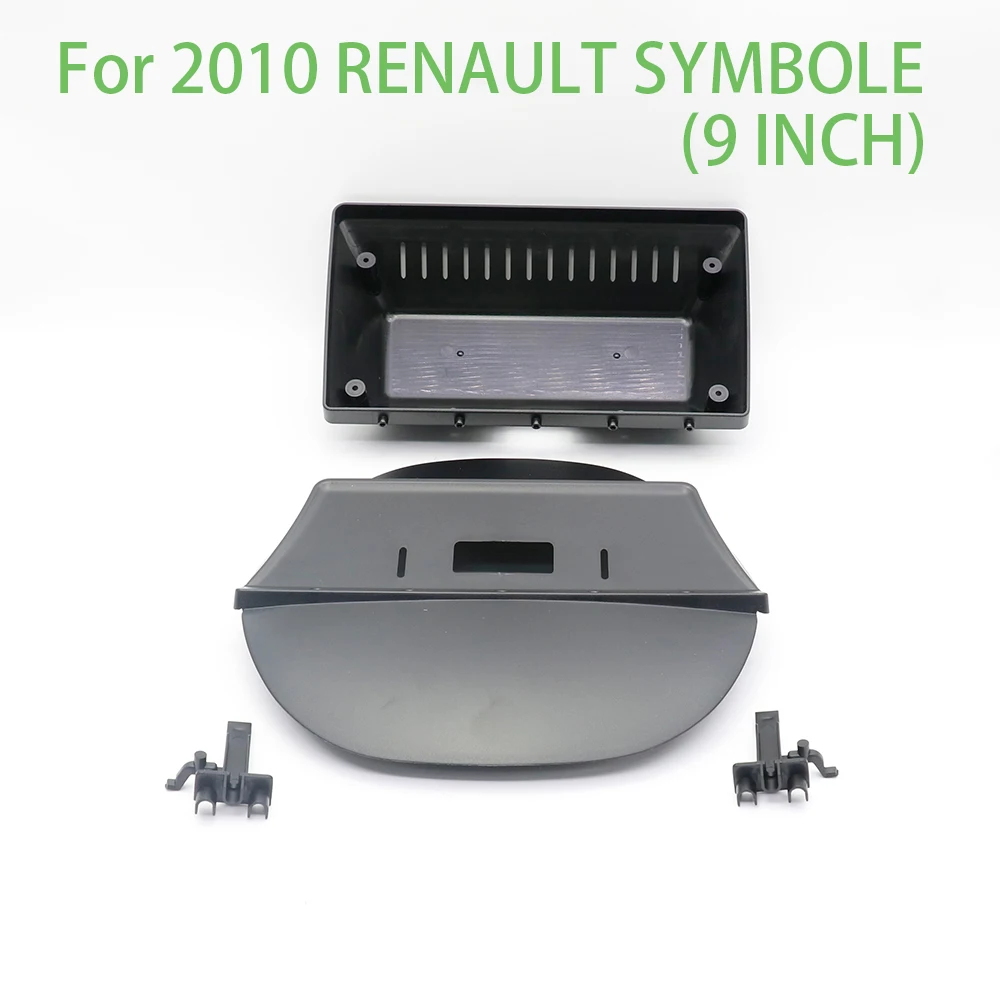 For 2010 RENAULT SYMBOLE 9 Inch Car Radio Stereo GPS MP5 Android Player 2 Din Fascias Panel DashBoard Frame Cover