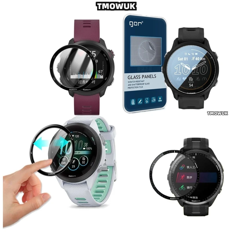 

3D Curved Full Cover Anti-Scratch PMMA Film, Soft & Flexible For Garmin Forerunner 158 165 245 255 255s 265 265s