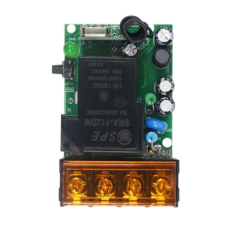 AC 85v-220V 30A 1CH 433MHz Wireless Remote Control Switch RF Relay Receiver + On/Off Transmitter for Electric Appliance Lamp