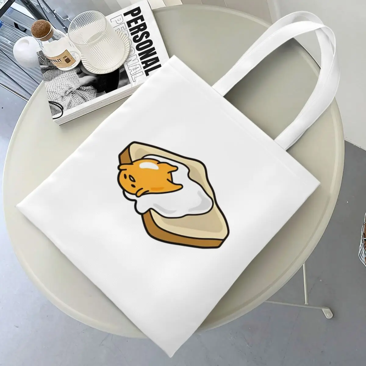 

Женские и мужские сумки Gudetama Everyday Is A Lazy Day, большая вместительная сумка для покупок, сумки для покупок