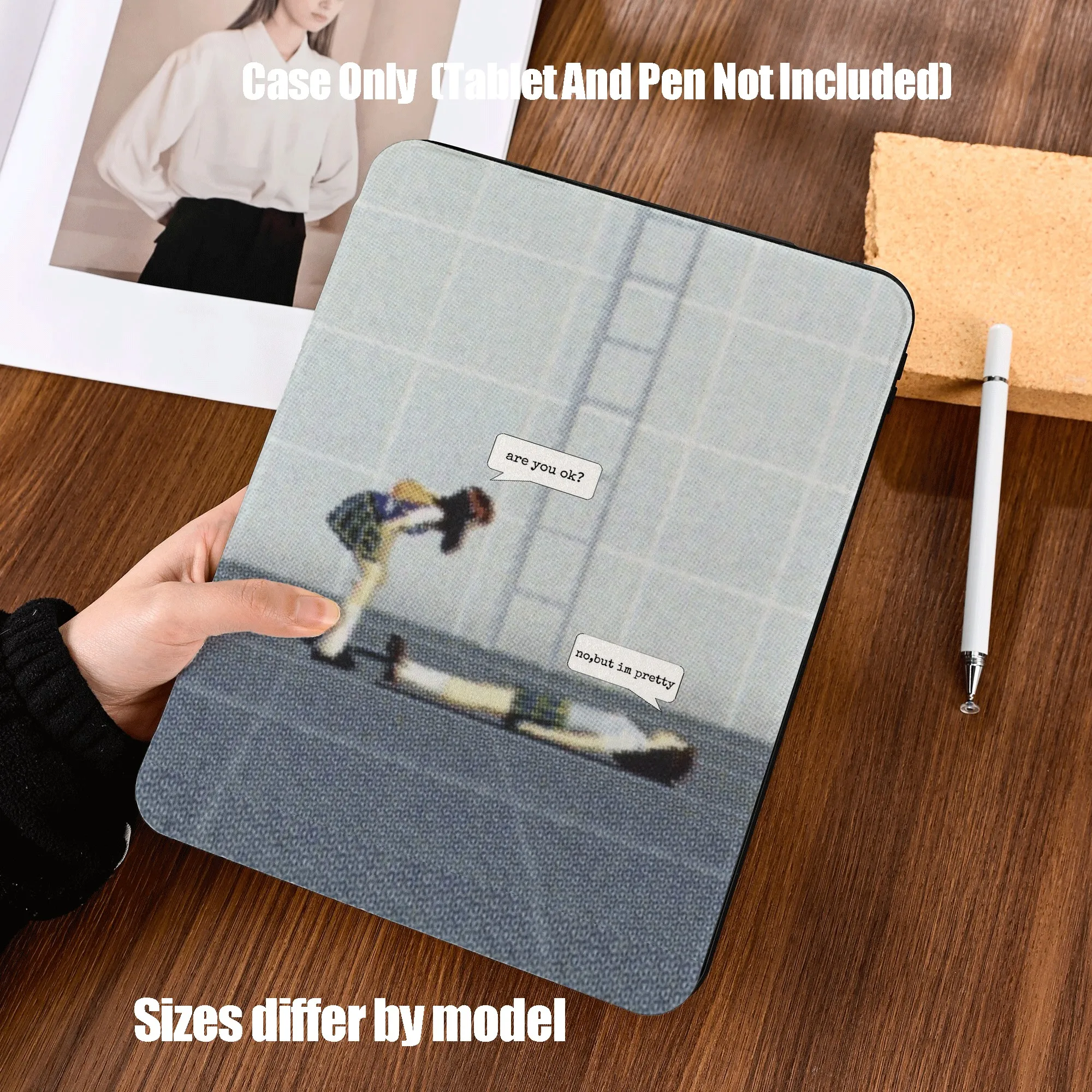 

High-quality tablet computer case - suitable for iPad/iPad Pro/iPad Air/iPad Mini series cases | Shockproof, with pen slot stand
