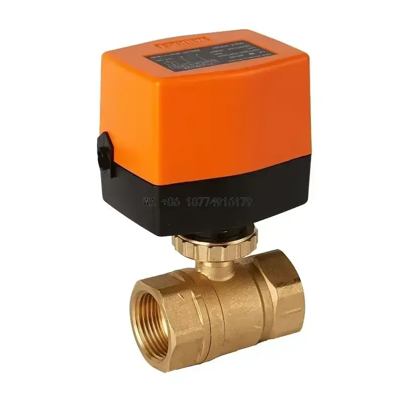 wmwmnu wmwmnu Winvall 110V Actuator Motor Operated Ball Valve Heat Pump Hot Water Brass 2 Way Valves BSPP Threaded DN15-25
