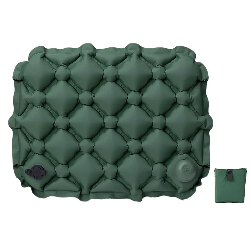 Inflatable Camping Seat Cushion Portable Ultralight Outdoor Mat Waterproof Moisture Proof Pad For Travel Hiking Picnic Car Offic